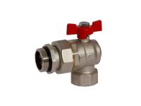 Кран шаровый BIANCHI F.lli S.p.A. 422R угловой с полусгоном 3/4" вн.-нар. (422R00050F)