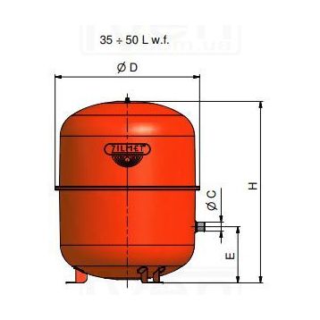 ZILMET CAL-PRO 35 (з ніжками) (1300003503)