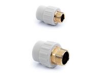 Перехідник PRAWTECH PP-R зовнішня різьба d20 мм x 1/2" (PP130020012) PRAWTECH - 1
