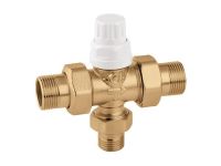 CALEFFI Вентиль зоновий триходовий під термоголовку d3/4" 10 bar 0÷95 °C (677050)
