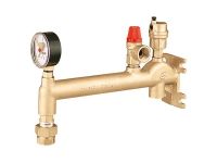 CALEFFI Настінна група безпеки котла в зборі d3/4" 50 kW 110°C (336630)