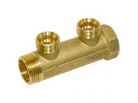 202E Колектор Ø1" х 2 х 3/4" ЗР латунь ADZ brass I-50 мм BIANCHI F.LLI S.P.A.