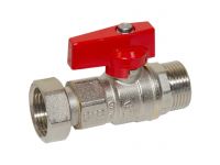 Bianchi Кран прямий d3/4" З х 3/4" В з накидною гайкою (red/червоний) (528M05050F)