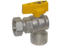 Bianchi Кран газовий кутовий d3/4" В х 3/4" В (накидка гайка) (527005050G)