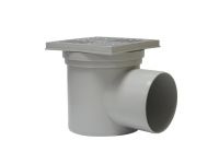 Трап горизонтальний нержавіючий REDI s.p.a. INOX Ø110 х 150 мм (EBA44AI)