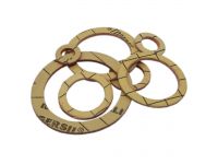 Прокладка фіброва безасбестова GoPlast S.r.l. Ø3/4" 20 бар 150 °С KLINGER6327 (червона) (2000KLING3)