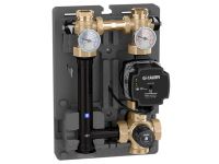 Група терморегуляції 25÷50°C Caleffi S.p.a. Ø1"В х 1 1/2"З 125 мм в ізоляції (ліва/права) без насосу (166609)