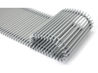 Решітка до конвектора алюміній (колір "срібло") GR 140-22 ALS