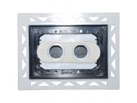 VS0879032 Клавіша (пневматика) BLACK MAT для кастомізації (чорна кругла) Valsir S.p.A.