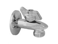 Кран "SQUALO" кульовий кутовий для сантехприладів VA Albertoni srl Ø1/2" х 3/4" (D909000)