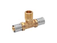 PEXAL BRASS Трійник (прес) Ø16 (2,25) х 1/2" З х 16 (2,25) Valsir S.p.A. (VS0131207)