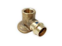 Коліно латунне настінне під прес 685U Ø15 х 1/2" В AESPRES UNIKO® RM (685102015U)