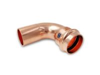 Коліно мідне під прес 681/901U Ø28 90° ВЗ AESPRES UNIKO® RM (681028901U) 