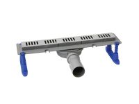 Трап-лоток душовий MEDIUM Ø50/40 L500 мм з решіткою нержавійка (AISI 316) Ghidini SpA (4010500)