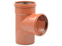 034115E / VSE020521 Трійник (зовнішня каналізація)? 110/110 87 ° PVC (Ral 8023) REDI / VALSIR