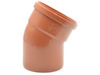 011165E Коліно (зовнішня каналізація) 160 30 ° PVC (Ral 8023) REDI spa