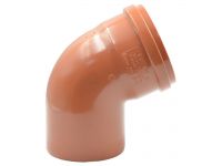 013115E Коліно (зовнішня каналізація) 110 67 ° PVC (Ral 8023) REDI spa