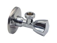 Кран вентильний для сантехприладів Ø1/2" х 1/2" трикутна ручка VA Albertoni srl (C428685)