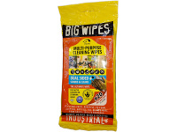 Серветки чистячі промислові 17 см х 25 см упаковка 20 шт BIG WIPES INDUSTRIAL "+" (20230000) - 1