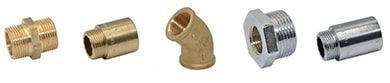 Латунні різьбові фітинги