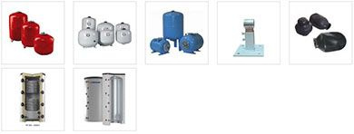 Розширювальні баки і Гідроакумулятори